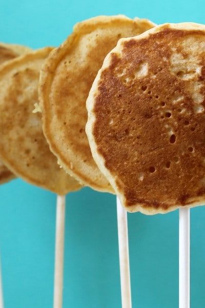 corny maple pancake pops