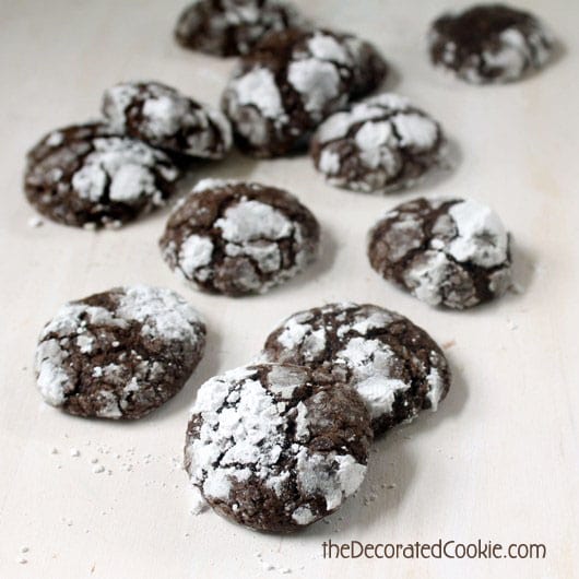 cocoa crackle cookies 