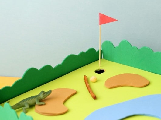 Kix Cereal box golf 