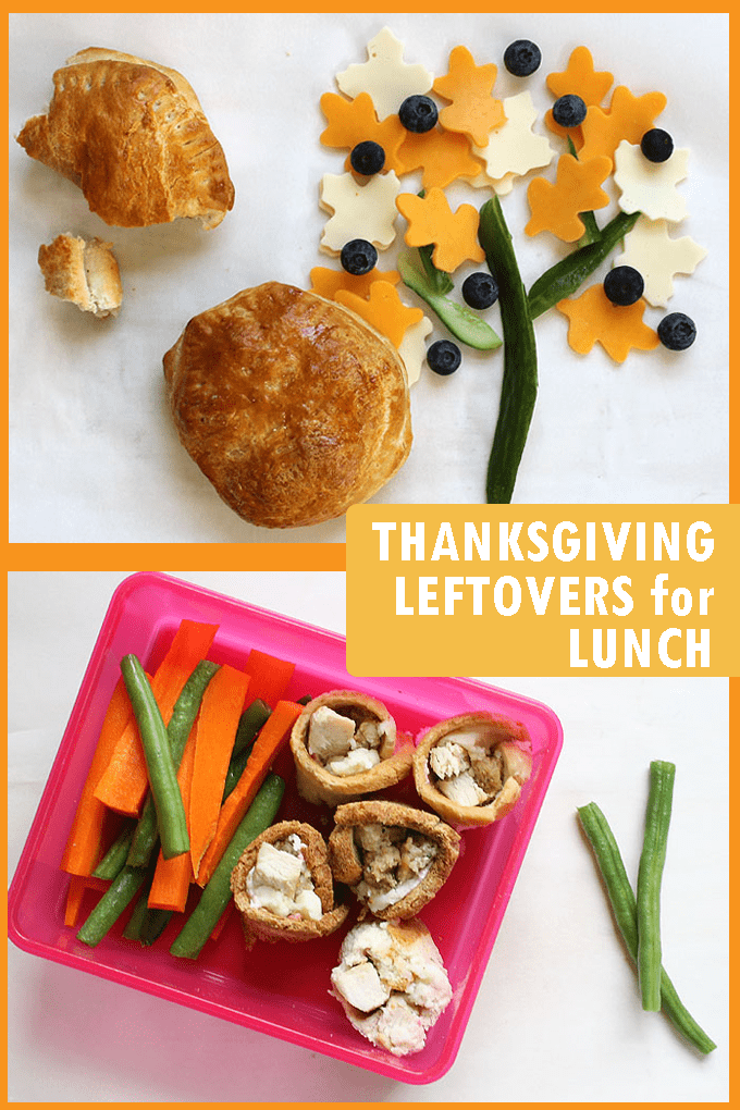 thanksgiving leftovers in lunch box 