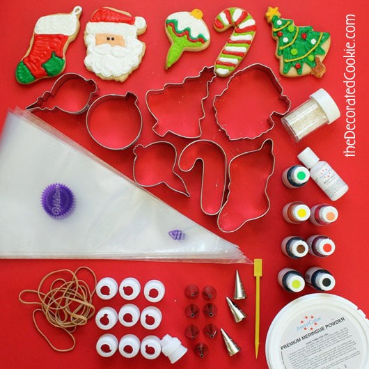 a step-by-step guide to decorating Christmas cookies