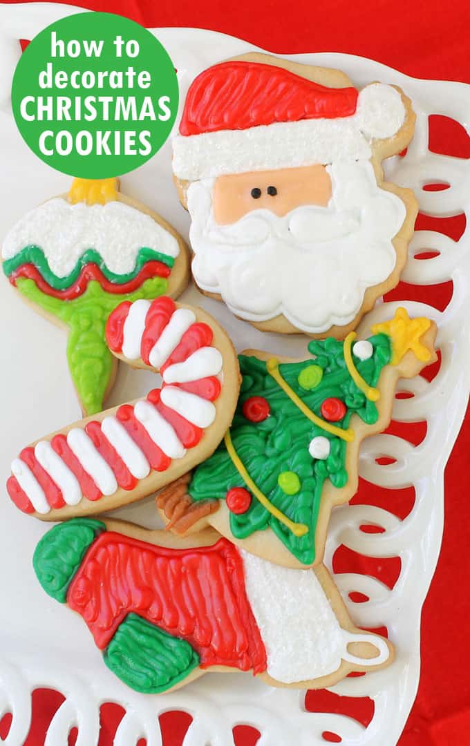 a step-by-step guide to decorating Christmas cookies