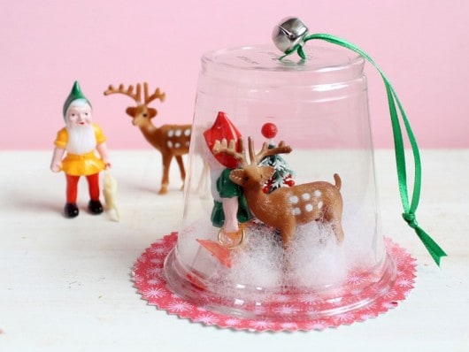 diorama Christmas ornaments 