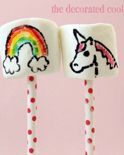 "We go together like..." marshmallows for Valentine's Day