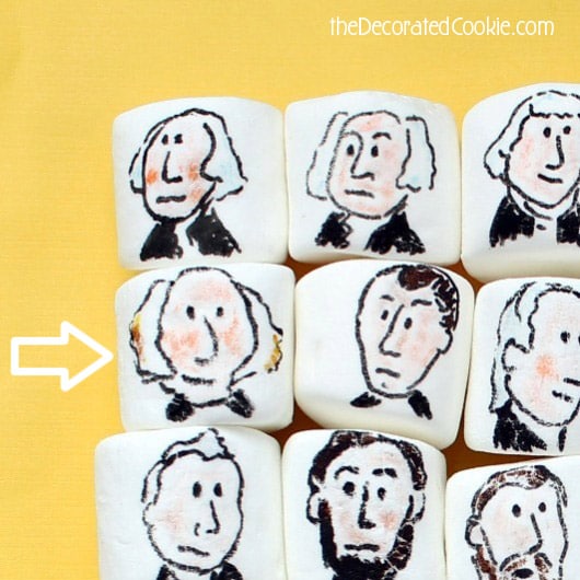 Presidents' Day marshmallows