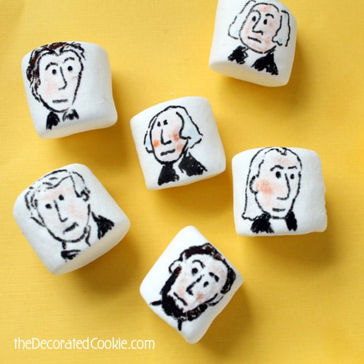 Presidents' Day marshmallows