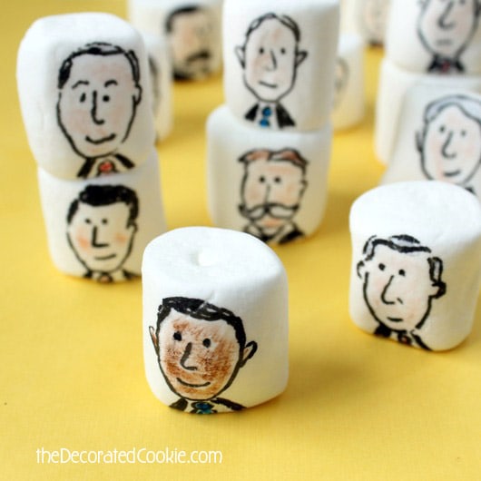 Presidents' Day marshmallows