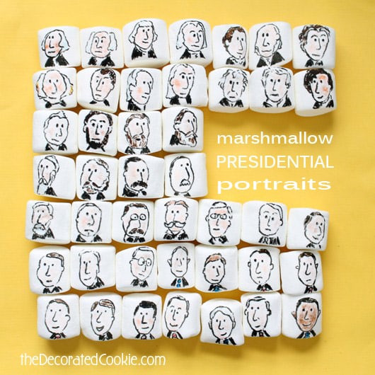 Presidents' Day marshmallows