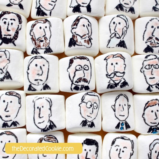 Presidents' Day marshmallows