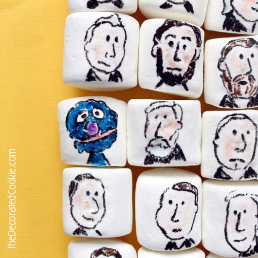 Presidents' Day marshmallows