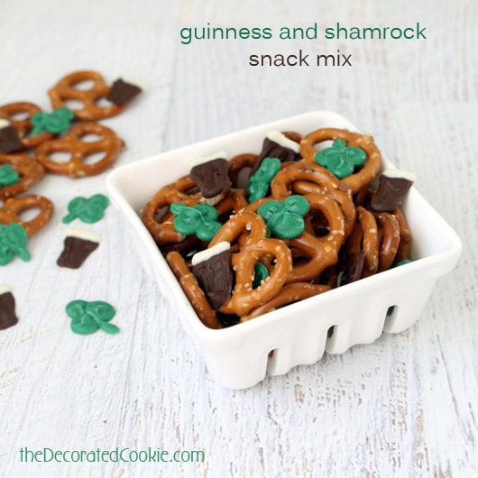 saint patricks day snack mix