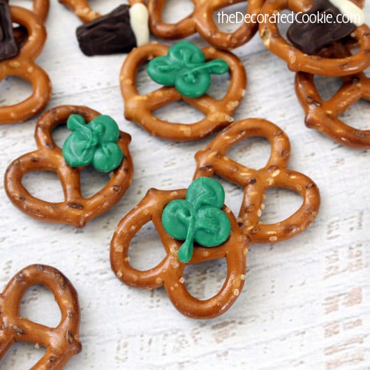 Guinness and shamrock St. Patrick's Day snack mix