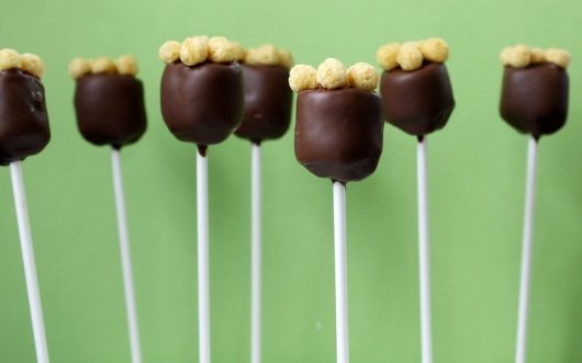 Pot of Gold Marshmallow Pops for St. Patrick's Day 