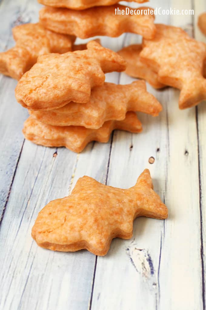 homemade goldfish crackers 