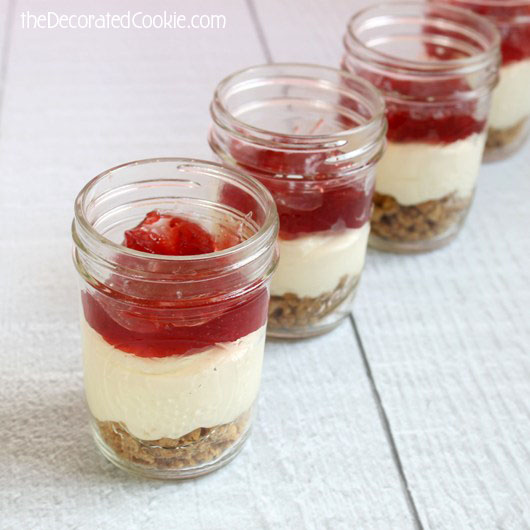 No-Bake Cheesecake Jars