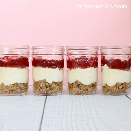 No-Bake Cheesecake Jars