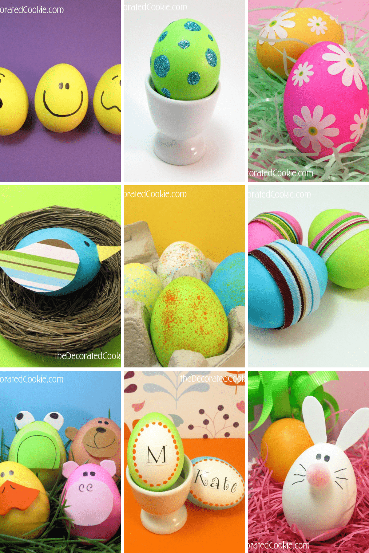 Easter egg decorating ideas 