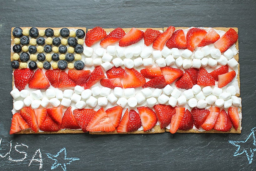 American flag dessert