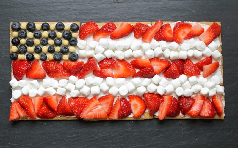 American flag dessert