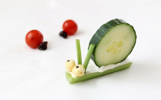 How to Make Simple Veggie Bugs -- vegetable bugs snack for kids 