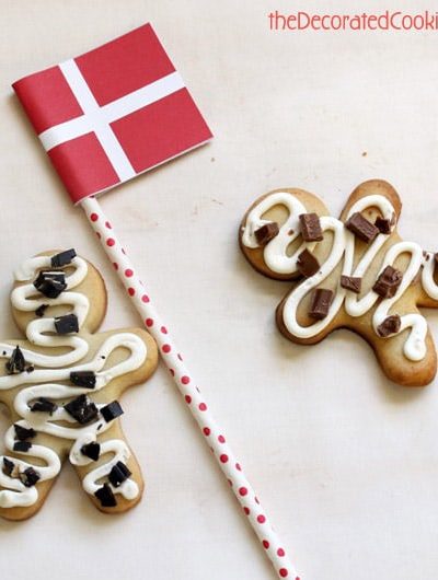 Denmark birthday cookies cake
