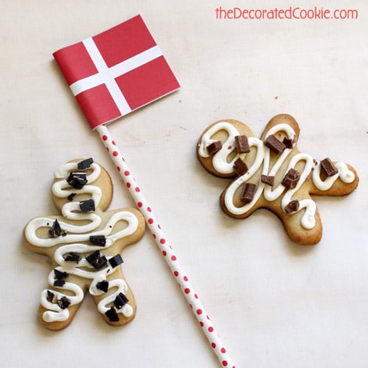 "En Kagemand" Danish birthday cookies 