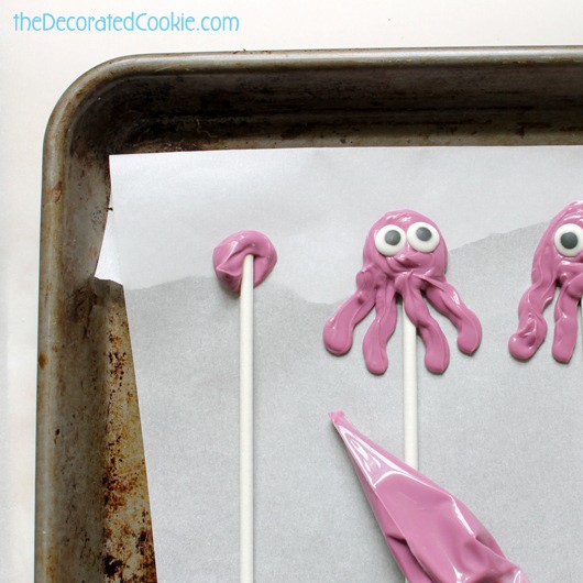 sea animal candy pops