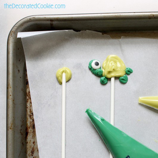 sea animal candy pops