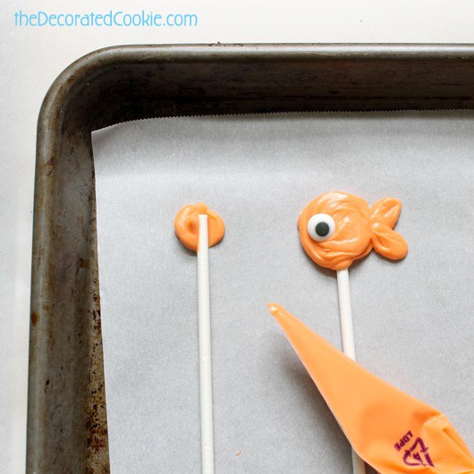 sea animal candy pops