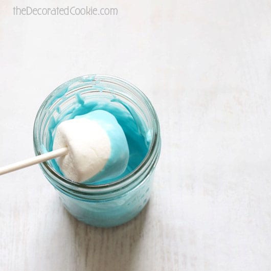 shark marshmallow pops for shark week 