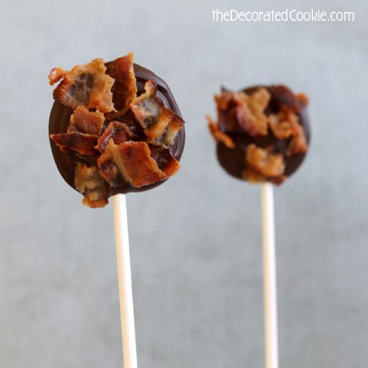 bacon chocolate pops