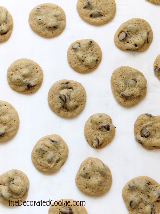 easy-to-make MINI chocolate chip cookies