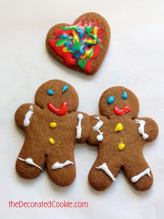 BFF gingerbread man cookies