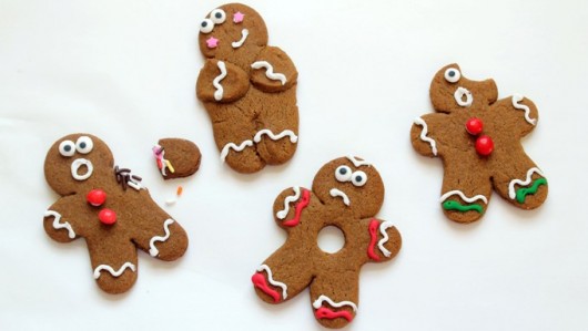 silly gingerbread men cookies 