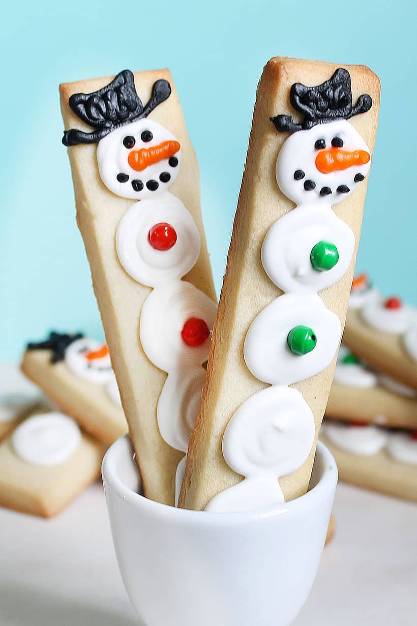 How to Make a Snowman Cookie Set