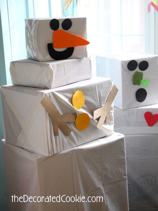 snowman box game