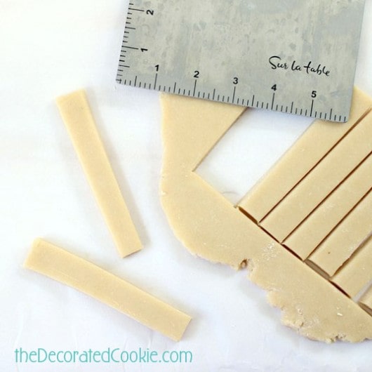 countdown cookie sticks for New Year's Eve