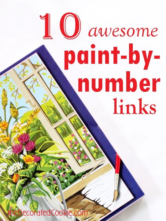 paint-by-number links roundup