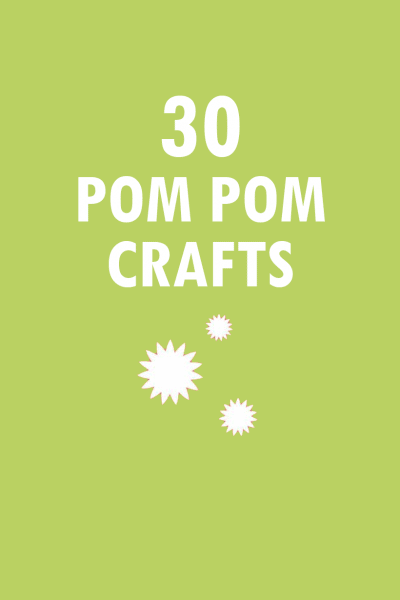 roundup of pom pom crafts