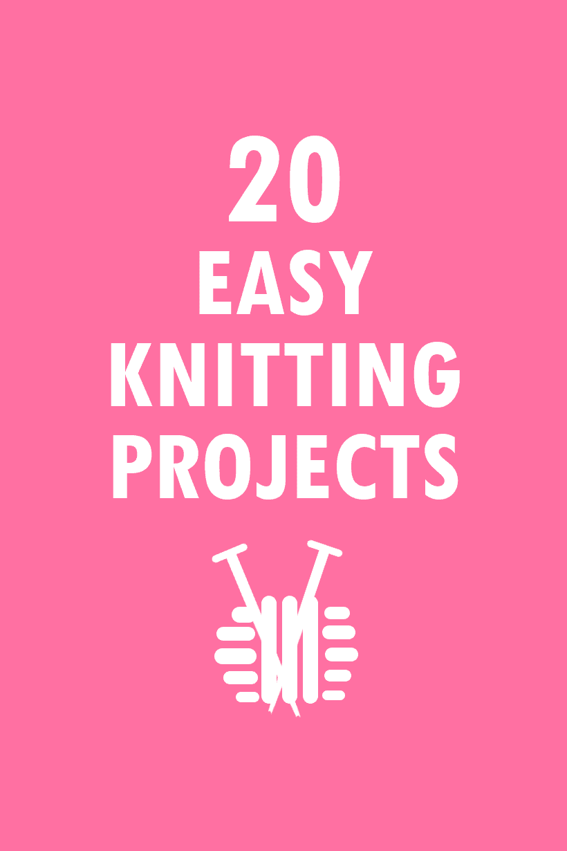 20 easy knitting projects