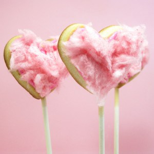 cotton candy heart cookies 
