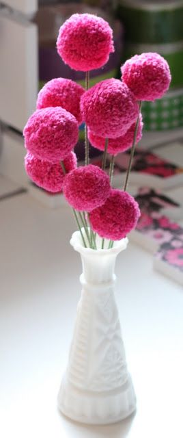 pompom-flowers