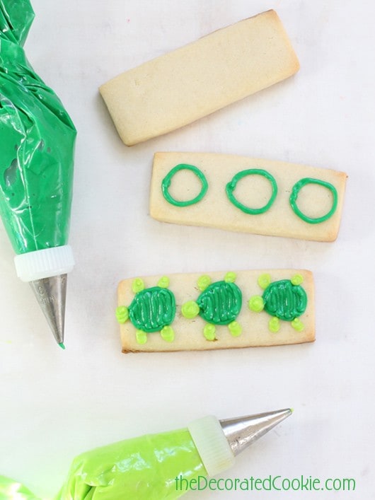 frogger cookies