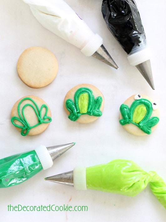 frogger cookies