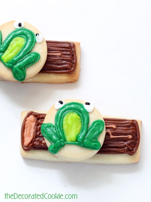 Frogger cookies