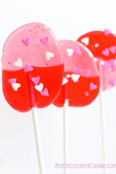 easy lollipops to make for Valentine's Day
