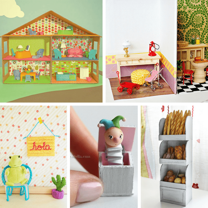 Doll House Furniture Ideas A Roundup Of Diy Doll House Furniture