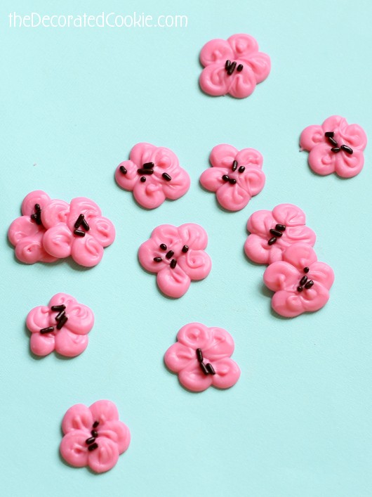 cherry blossom marshmallow pops 