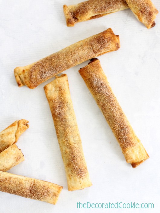 apple pie sticks for Pi Day