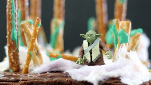 Dagobah System brownies with Yoda